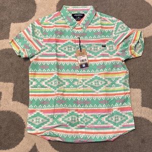 Chubbies full button Poplin en fuegos shirt